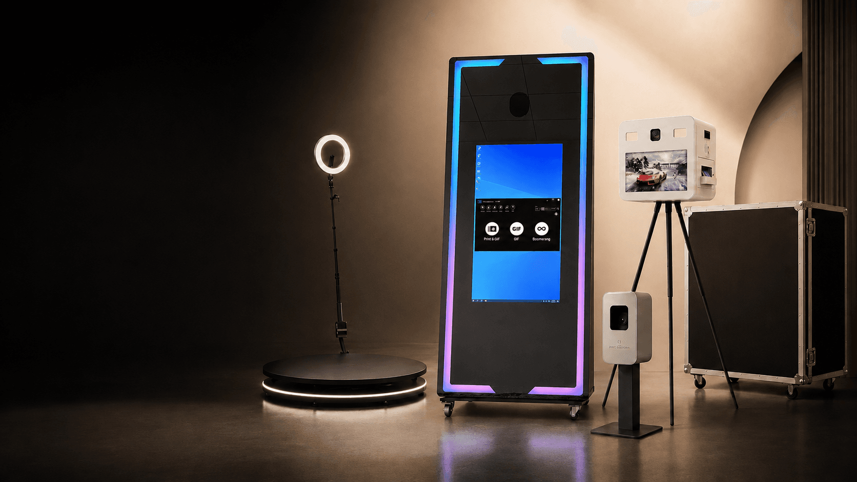 Photobooths professionnels the photobooth en showroom