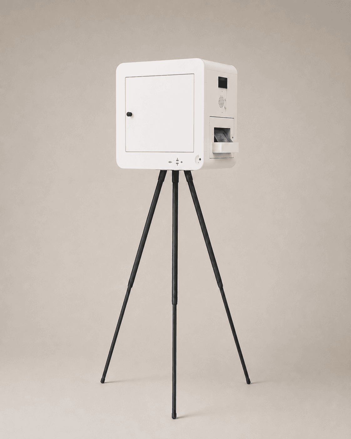 Borne photo Atelier Pro vue de côté arrière sur trépied